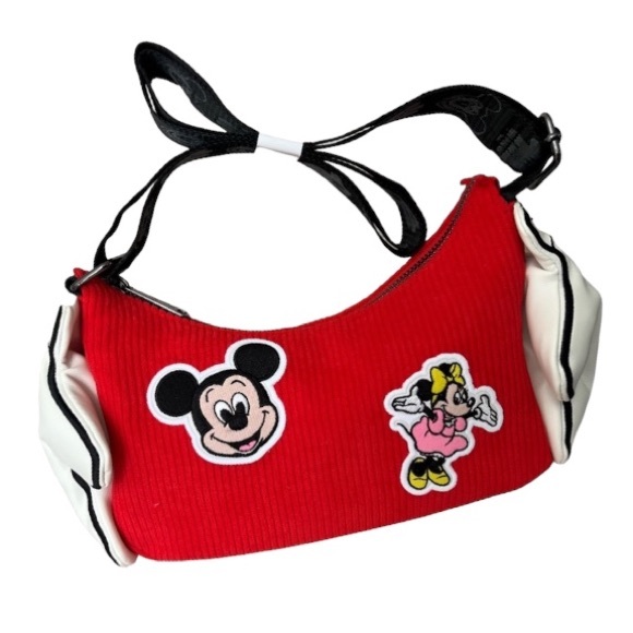 Loungefly Disney100 Mickey & Minnie Classic Gloves Crossbody Bag 🆕 - Picture 4 of 14